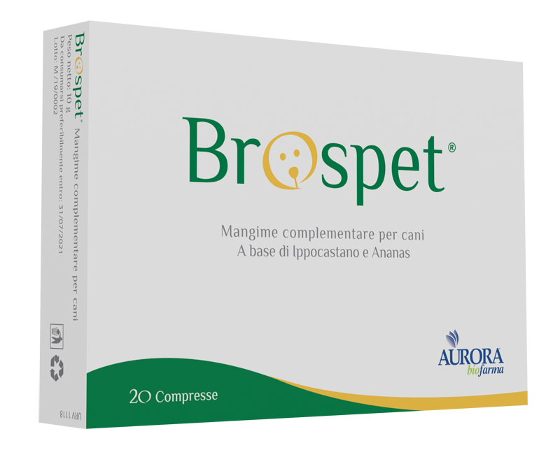 BROSPET 20 COMPRESSE PER CANI E GATTI