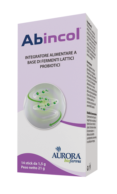 ABINCOL 14 oral stick  A base di fermenti lattici