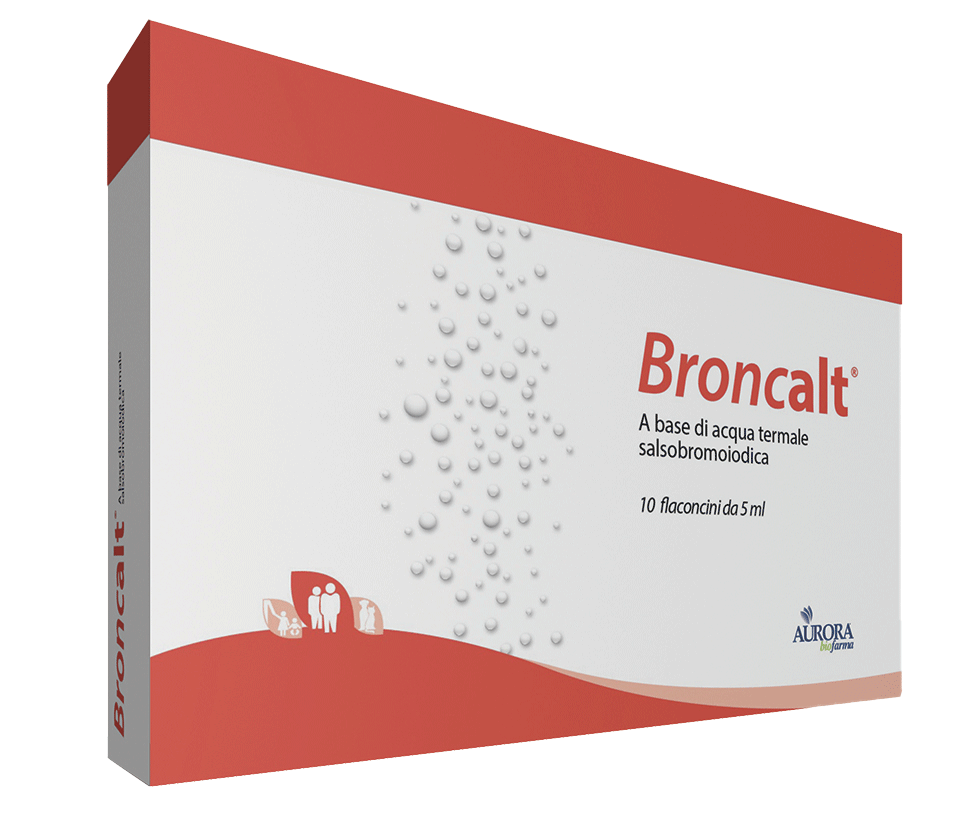 Broncalt 10 flaconcini per raffreddore rinite si