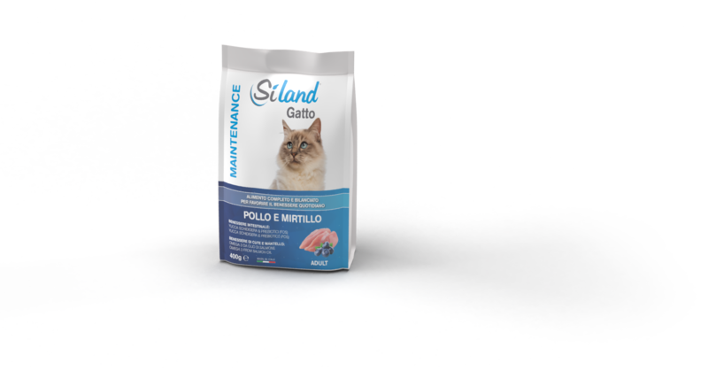 Siland gatto Maintenance crocchette di pollo e mir