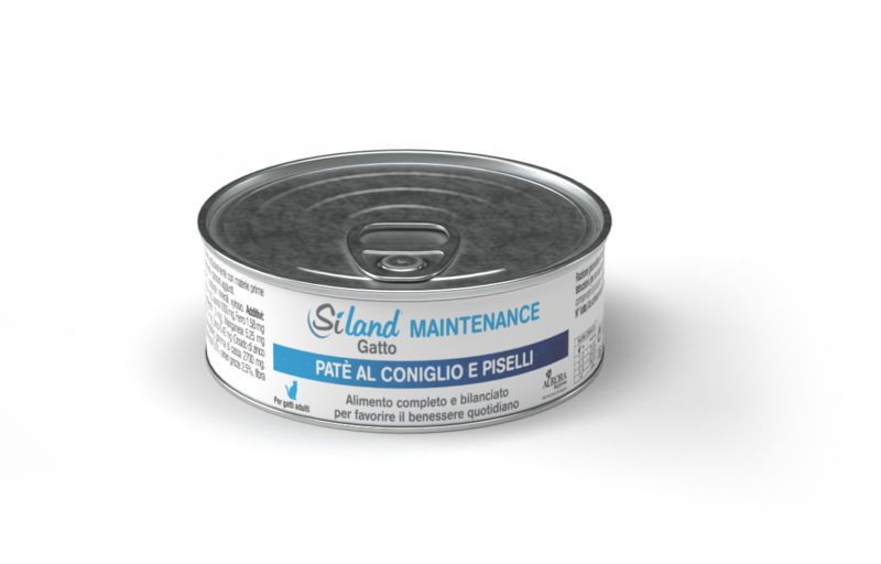 Siland gatto Maintenance coniglio e piselli 18x85g