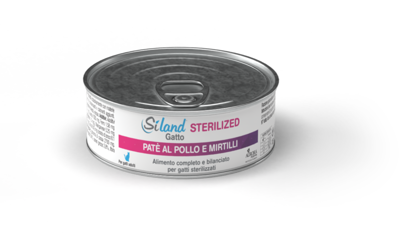 Siland gatto Sterilized pollo e mirtillo 18x85g um