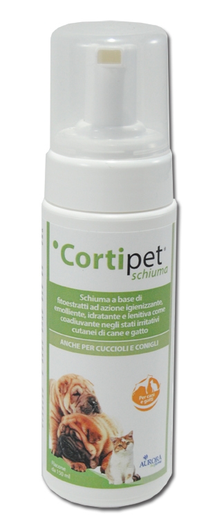 CORTIPET SCHIUMA DERMATOLOGICA PER CANI E GATTI F