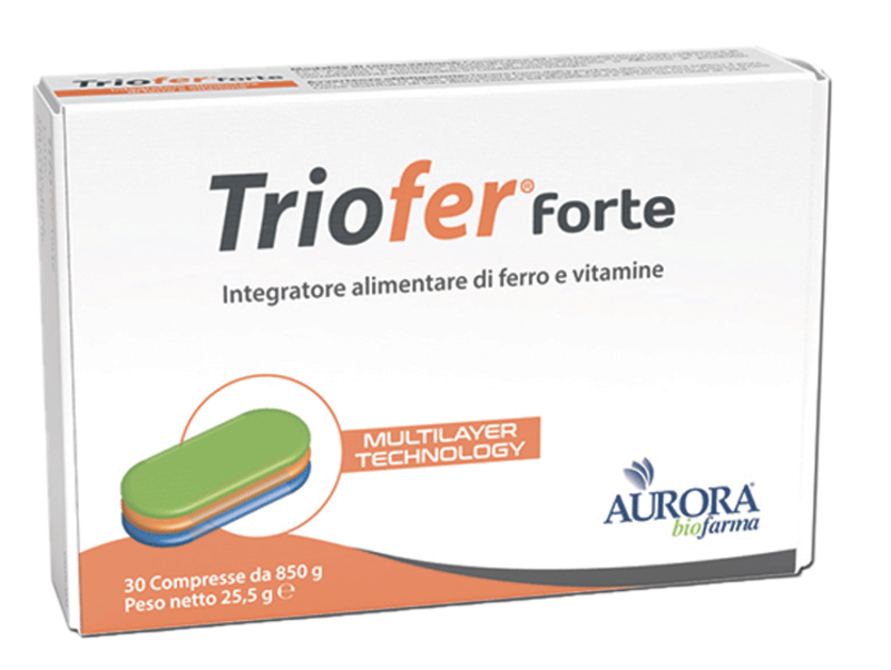 Triofer forte integratore di ferro e vitamine